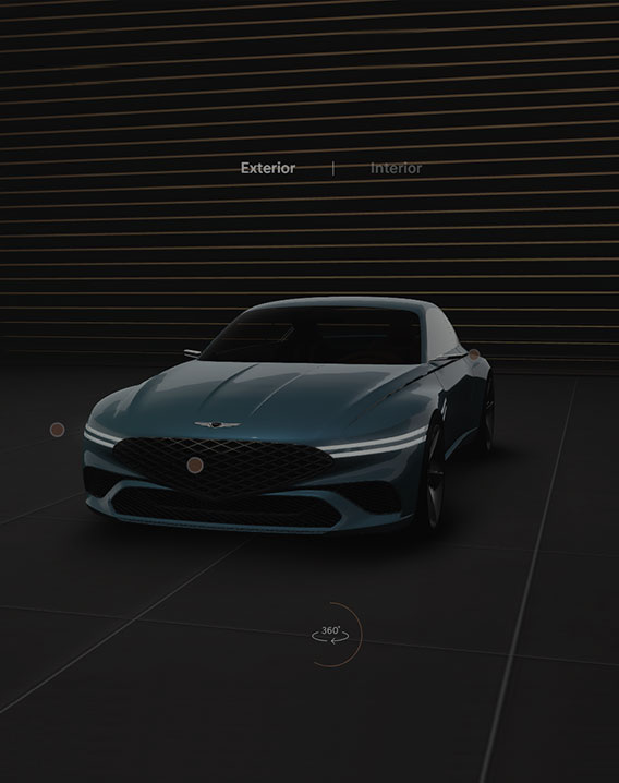 Genesis X Concept in interactive experience 
