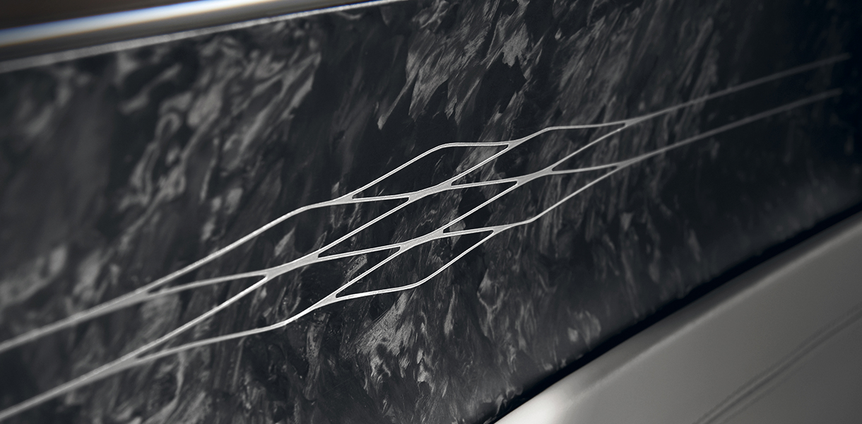 Genesis G90 Forged carbon Metal G-Matrix Pattern