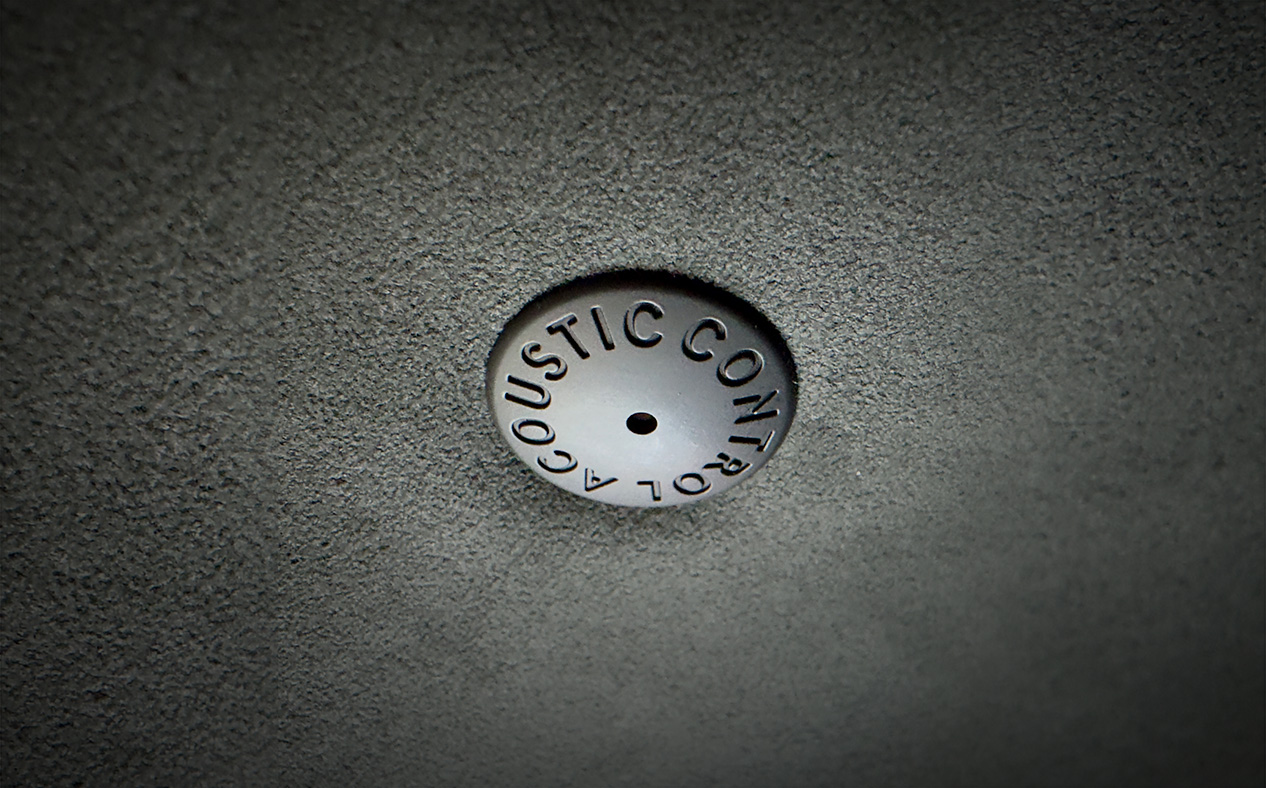 The control sound output terminal for noise control.