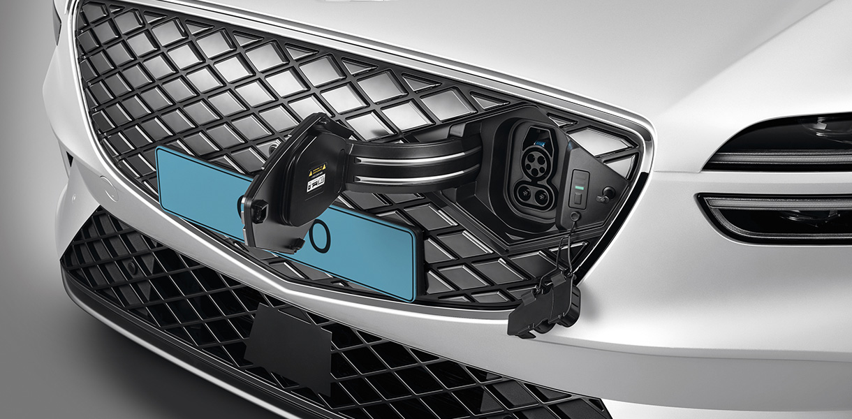 Genesis Electrified GV70 hidden charging door