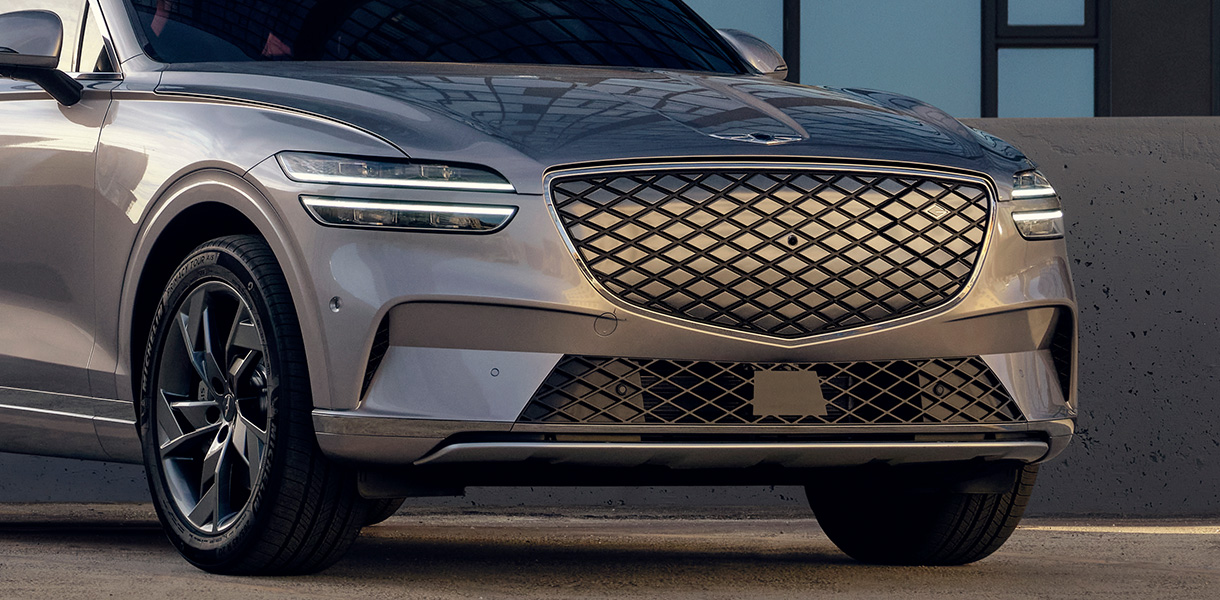 Genesis Electrified GV70 G-Matrix patterned Grille