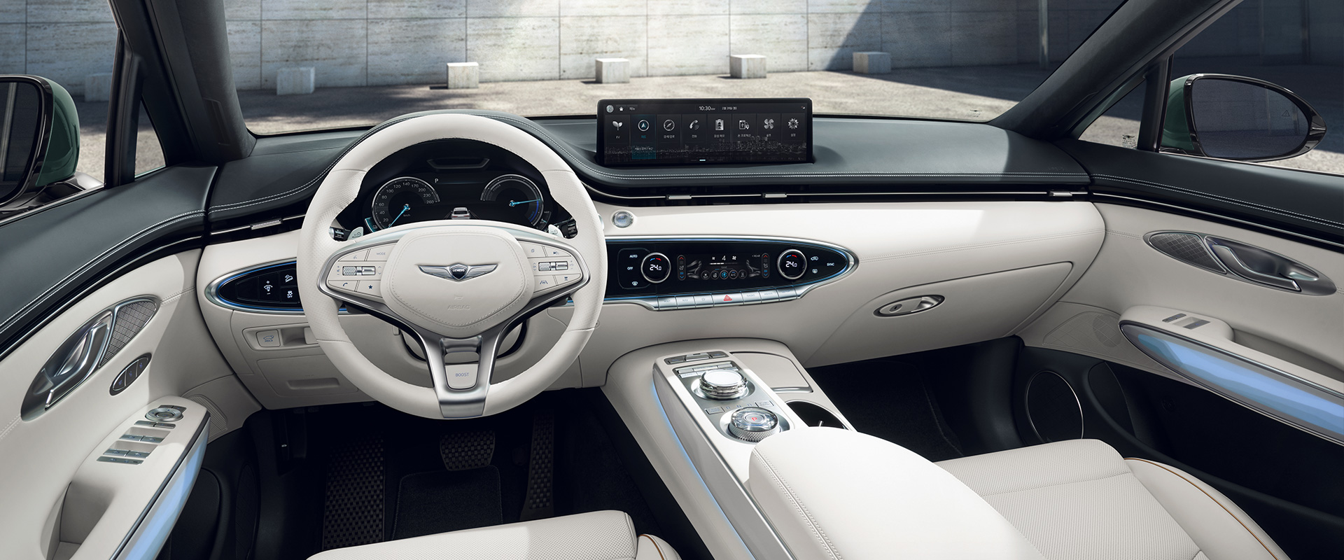 제네시스 ELECTRIFIED GV70 실내 디자인 이미지