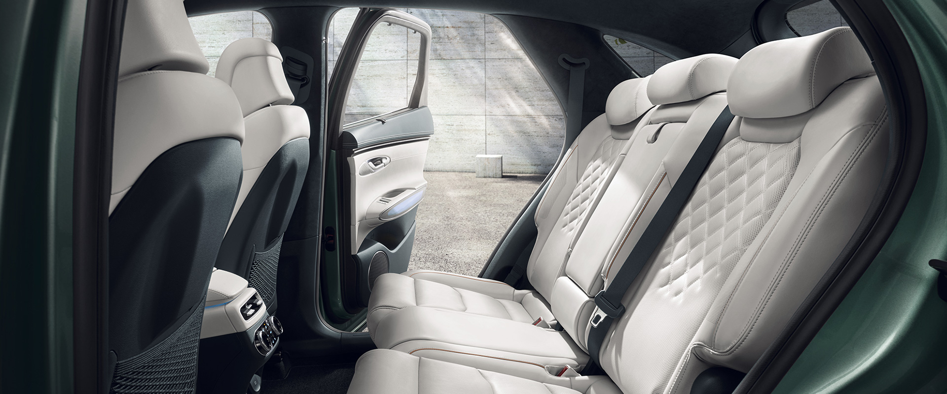Genesis Electrified GV70 comfortable 2nd-row space