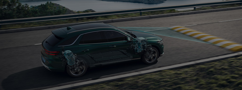 Genesis Electrified GV70 driving image