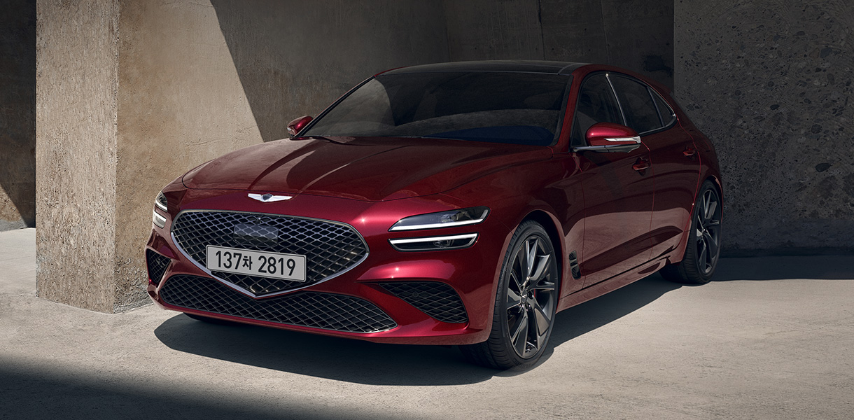 Genesis G70 Shooting Brake Rear Quad lamps