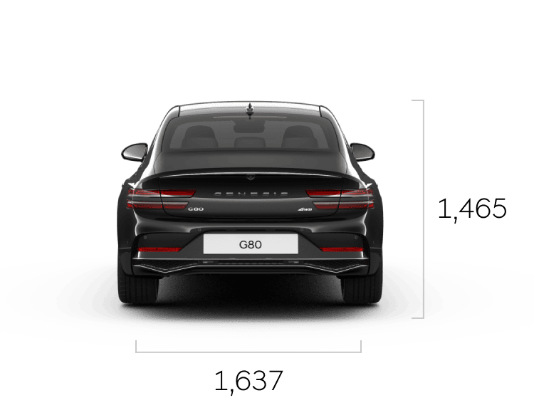 Vik Black G80 seen from the front, side, and rear.