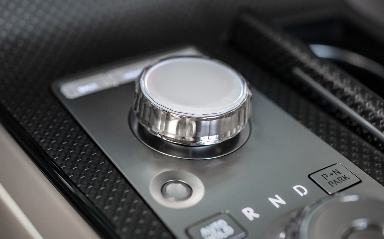 A close-up of the Genesis Integrated Controller inside G80.