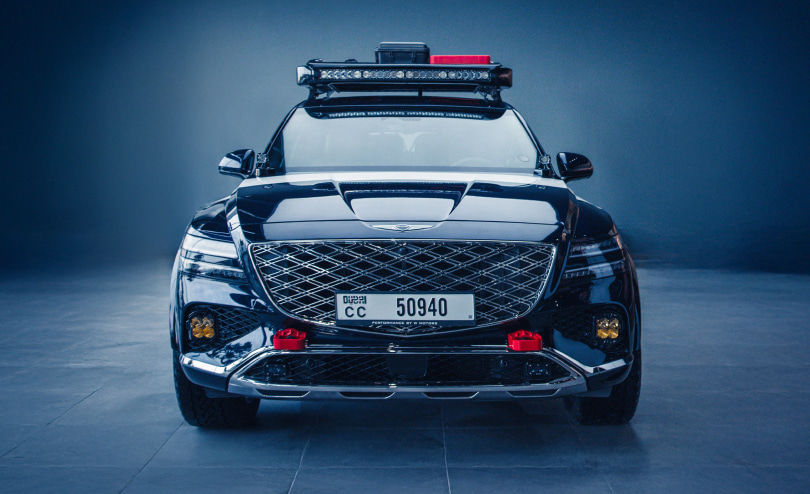 The Font of the GV80 Desert Edition Concept.